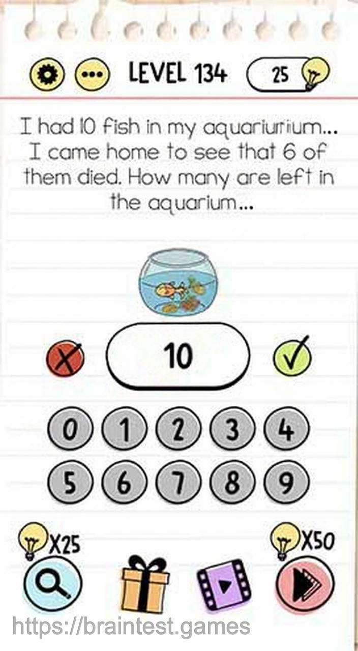 Brain Test Level 134 - Step 2