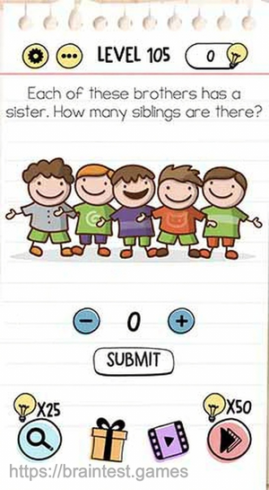 Brain Test Level 105