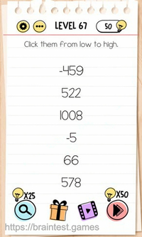 Brain Test Level 67