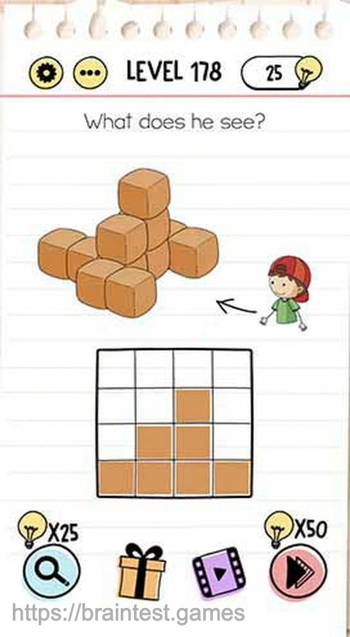 Brain Test Level 178 - Step 2