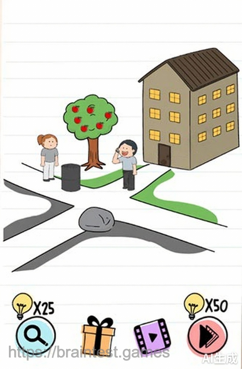 Brain Test Level 290 - Step 1